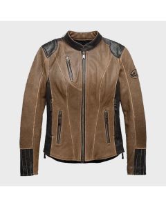 Women's H-D Triple Vent System Gallun Leather Jacket