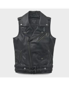 Women's Pierce Harley Davidson Leather Vest
