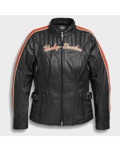 Women's Harley Davidson Triple Vent System Leather Jacket