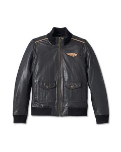 Women's 120th Anniversary Bomber Harley Davidson Leather Jacket