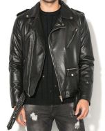 CLASSIC BIKER LEATHER JACKET FOR MEN’S
