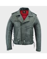 Kiss Army Motorcycle Leather Biker jacket