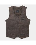 Men's Harley-Davidson Brown Leather Vest