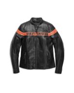 Women's Harley Davidson Victory Sweep Leather Jacket