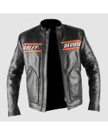 wwe and duke motorcyclel eather jacket