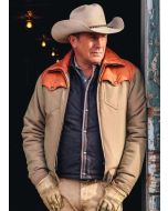 Kevin Costner Rip Wheeler John Dutton Handmade Trucker Cotton Jacket