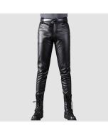 Black Leather Pants For Mens