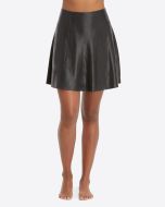 Leather Skater Skirt