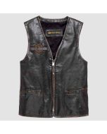 Harley Davidson Eagle Graphic Leather Vest
