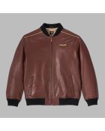 Men's 120th Anniversary Leather Jacket - Rum Raisin Leather