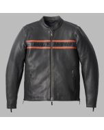 Men's Victory Lane II Leather Jacket - Black