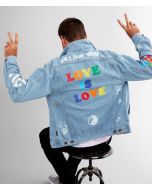 Pride Doodle Denim Jacket
