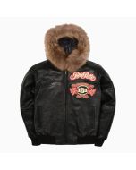 Pelle Pelle World Tour Hooded Black Jacket