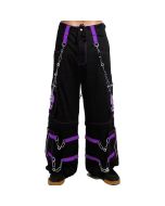 PURPLE BUCKET PANTS GOHTIC TRIPP NYC SKULL BONDAGE PANTS