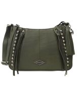 Harley-Davidson® Women's Ball & Chain Saddle Crossbody | Olive - BC6127L-OLIVE