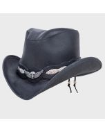 WESTERN Leather HAT