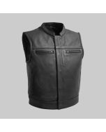 Leather vest for men's, black leather vest for men's, Motorcycle vest, Custom made leather vest for men's, Personlized Gift for men's or boy