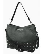Harley-Davidson® Women's Ombré Hobo Handbag | Grey-Into-Black | Two Shoulder Strap Options - OL1413L-GRYBLK
