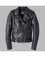 Women's 120th Anniversary Cycle Queen Leather Biker Jacket