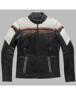 Womens H-D Triple Vent Miss Enthusiast II Leather Jacket