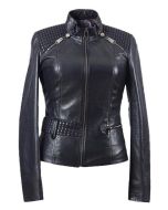 WOMEN’S REAL LAMBSKIN LEATHER JACKET
